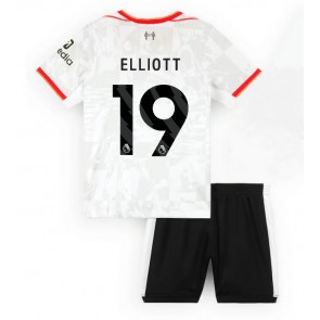 Liverpool Harvey Elliott #19 Dětské Alternativní dres komplet 2024-25 Krátký Rukáv (+ trenýrky)